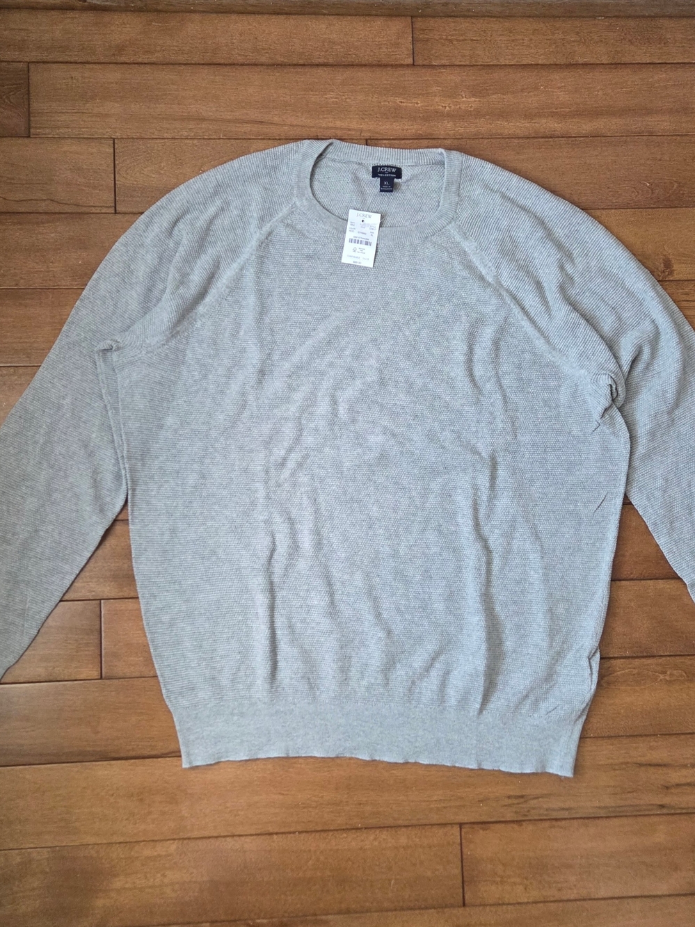 🆕️ J. Crew Men's Crewneck Sweater in Light Gray Size XL